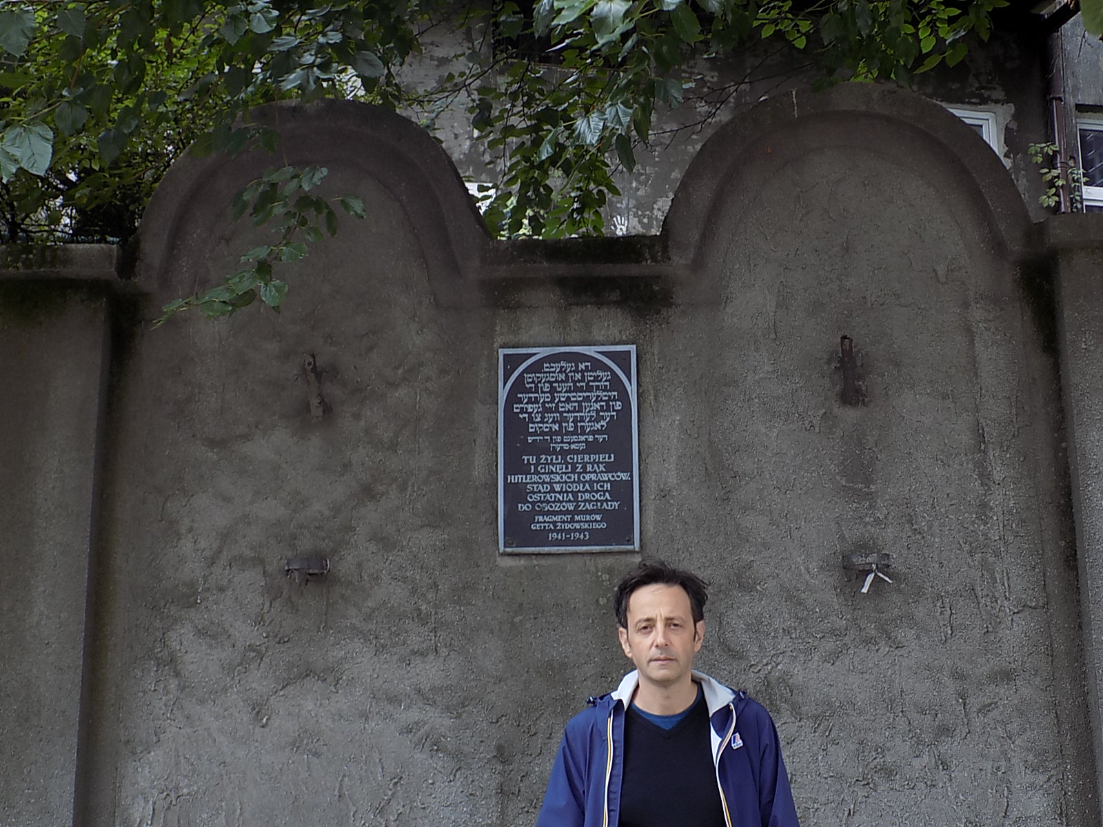 Il muro del ghetto di Cracovia