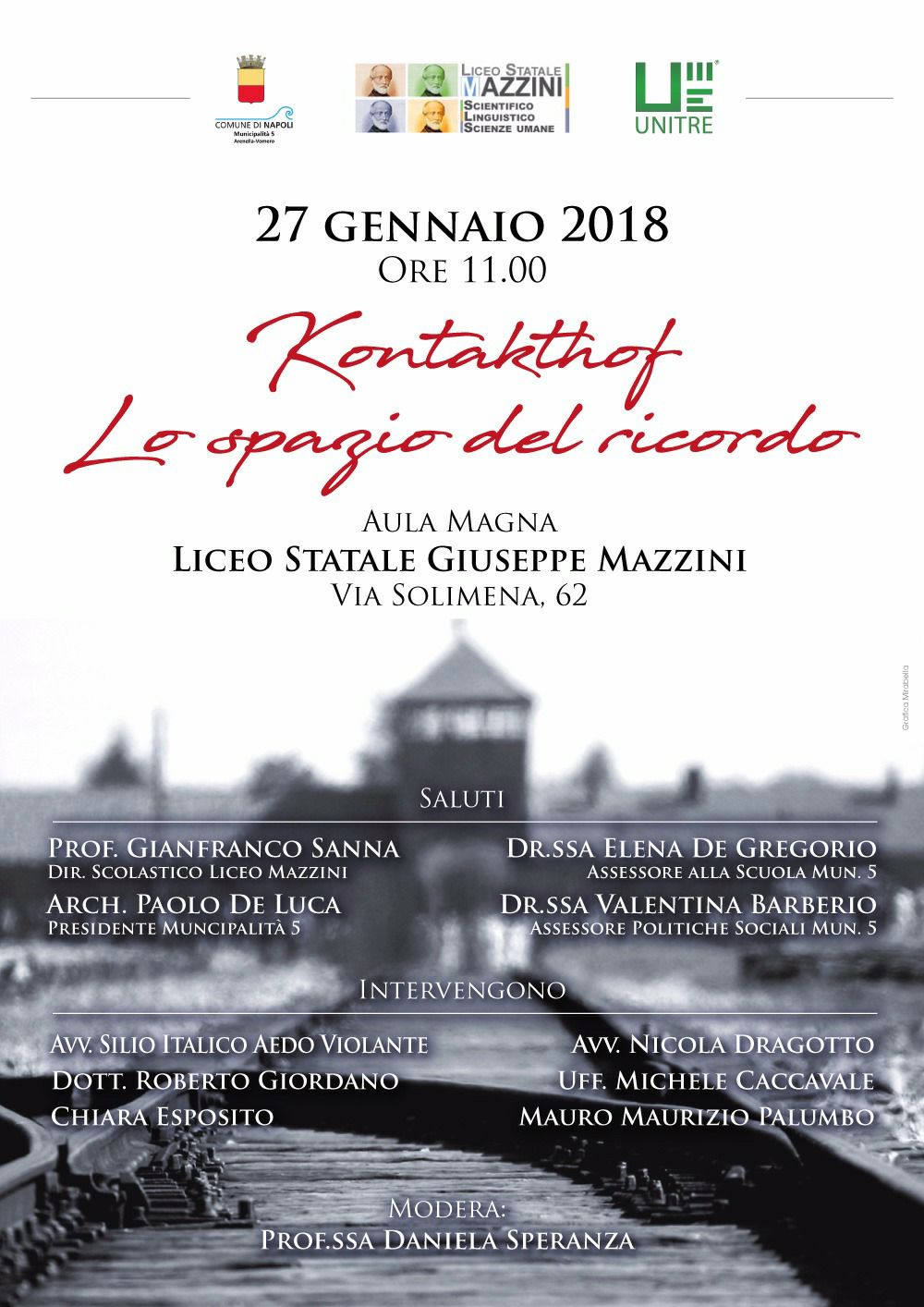 Napoli, 27 gennaio 2018: Liceo Giuseppe Mazzini