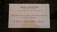 Targa in Memoria di Irena Sendler (Museo Palatucci in Campagna)