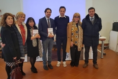 Con il Presidente del Museo Palatucci Marcello Naimoli, il vice Presidente Michele Aiello, la Dirigente Antonella Maucione, la Dirigente Titti Gibboni